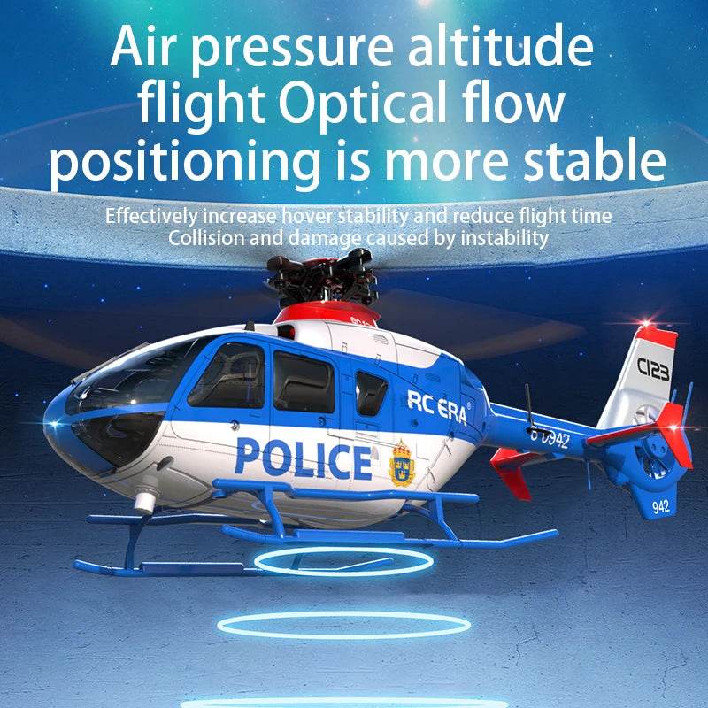 RC Advanced 6-Channel Brushless RC Helicopter with Optical Flow Tech - ToylandEU