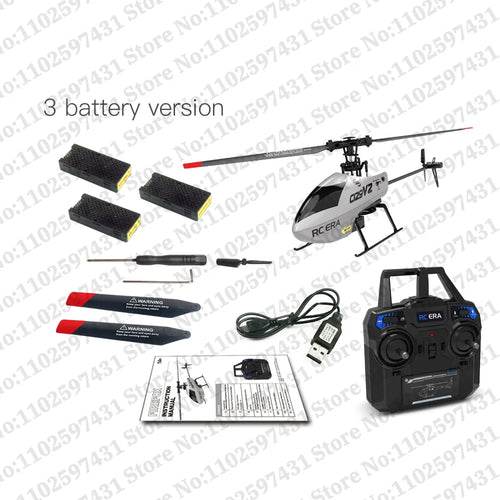 Helicóptero RC Advanced C129 V2: dron de 4 canales con estabilidad mejorada y mayor autonomía de vuelo - ToylandEU