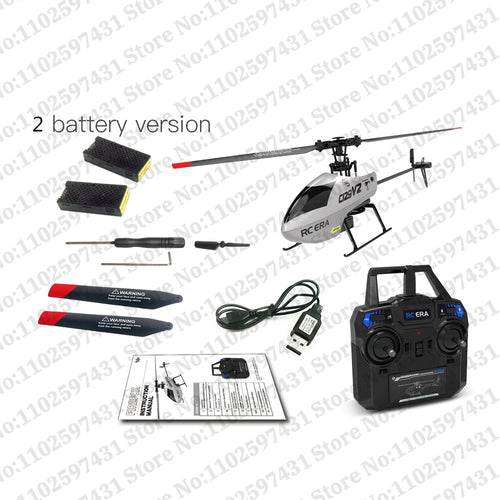 Helicóptero RC Advanced C129 V2: dron de 4 canales con estabilidad mejorada y mayor autonomía de vuelo - ToylandEU