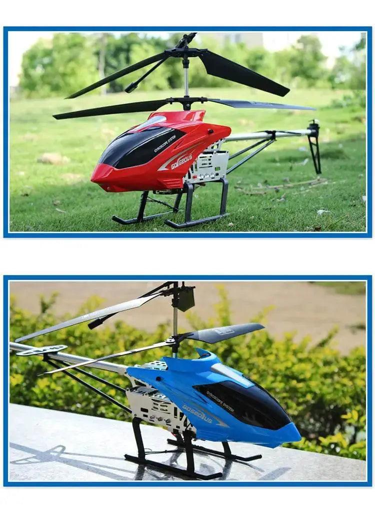  RC 80cm Remote-Controlled Helicopter with Anti-Fall Design - Durable Outdoor Toy Aircraft for Kids' Birthdays -  ToylandEU™