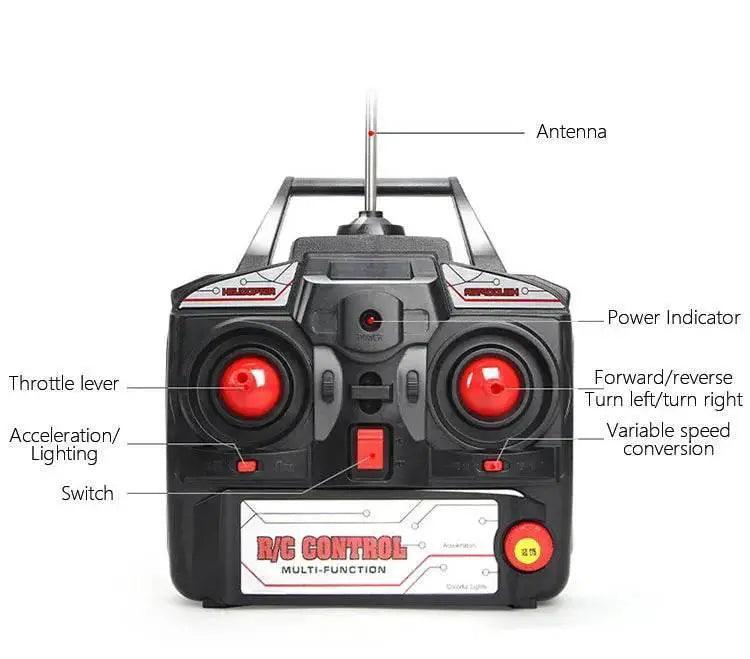 RC 80cm Remote-Controlled Helicopter with Anti-Fall Design - Durable Outdoor Toy Aircraft for Kids' Birthdays -  ToylandEU™