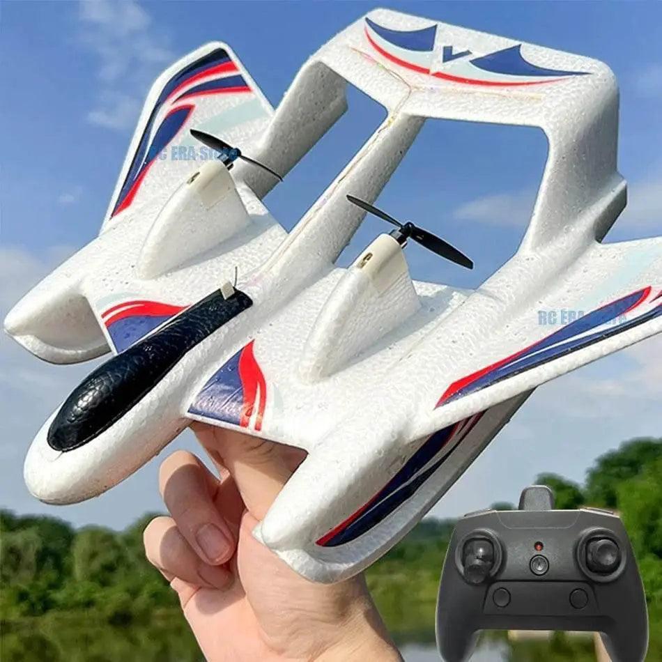  RC Amphibious EPP Foam RC Glider Aircraft with Gyro Stabilization and LED Lights - 2.4G Remote Control Airplane -  ToylandEU™