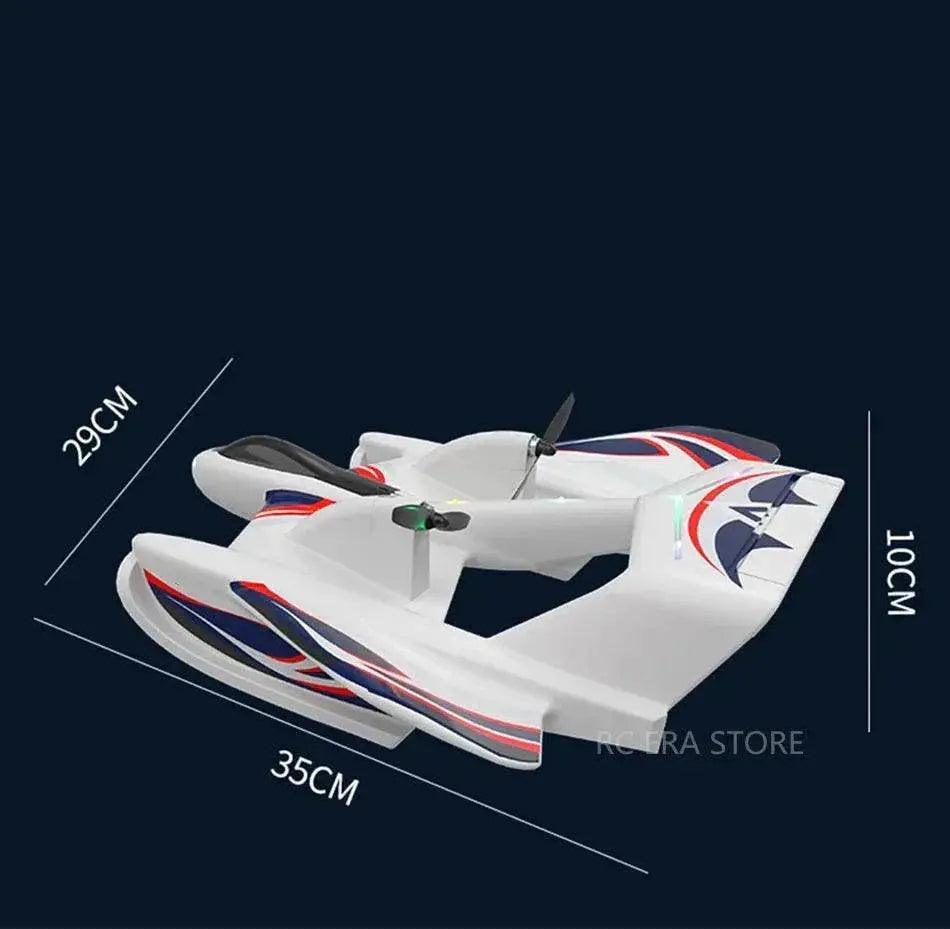  RC Amphibious EPP Foam RC Glider Aircraft with Gyro Stabilization and LED Lights - 2.4G Remote Control Airplane -  ToylandEU™