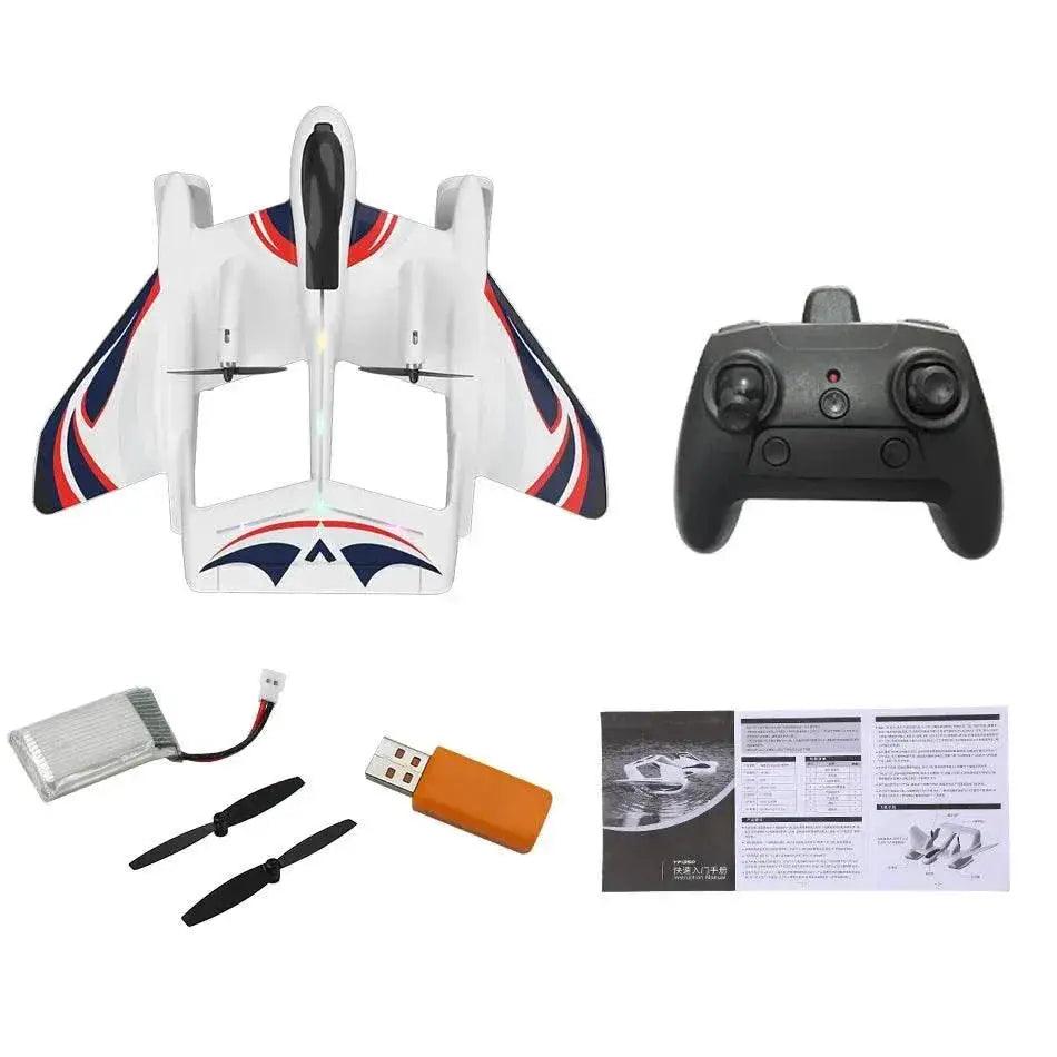  RC Amphibious EPP Foam RC Glider Aircraft with Gyro Stabilization and LED Lights - 2.4G Remote Control Airplane -  ToylandEU™