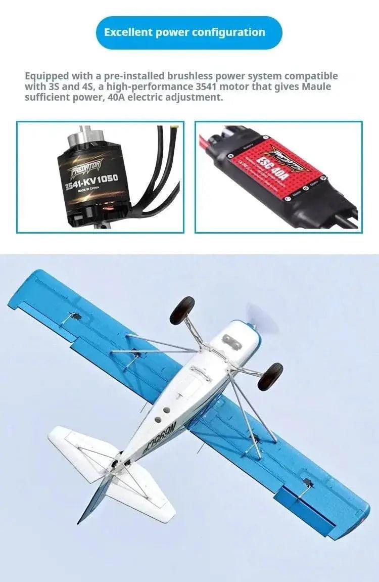  RC FMS 1500mm Maule Large-Scale Electric Remote Control Aircraft Model - Beginner-Friendly Fixed-Wing Drone -  ToylandEU™