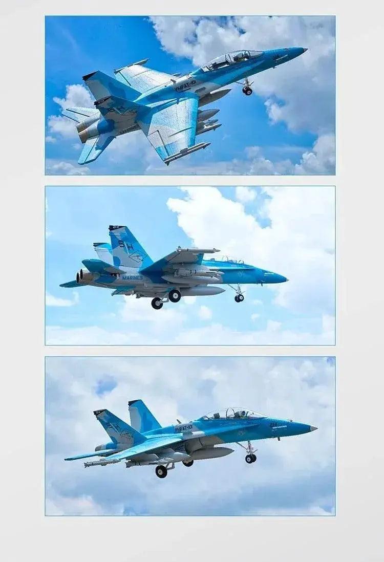  RC FMS 64mm F-18 Ducted Jet RC Fighter Aircraft - Remote Control Foam Airplane for Adults - Custom Gift Toy -  ToylandEU™