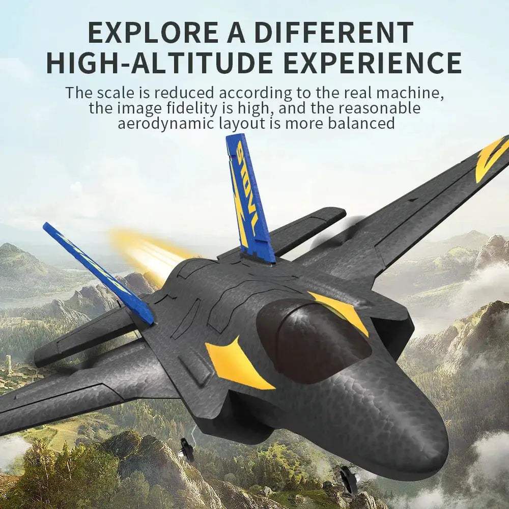 RC Aircraft Fighter Jet 2.4G 6 Axis Gyro Auto Balance - ToylandEU