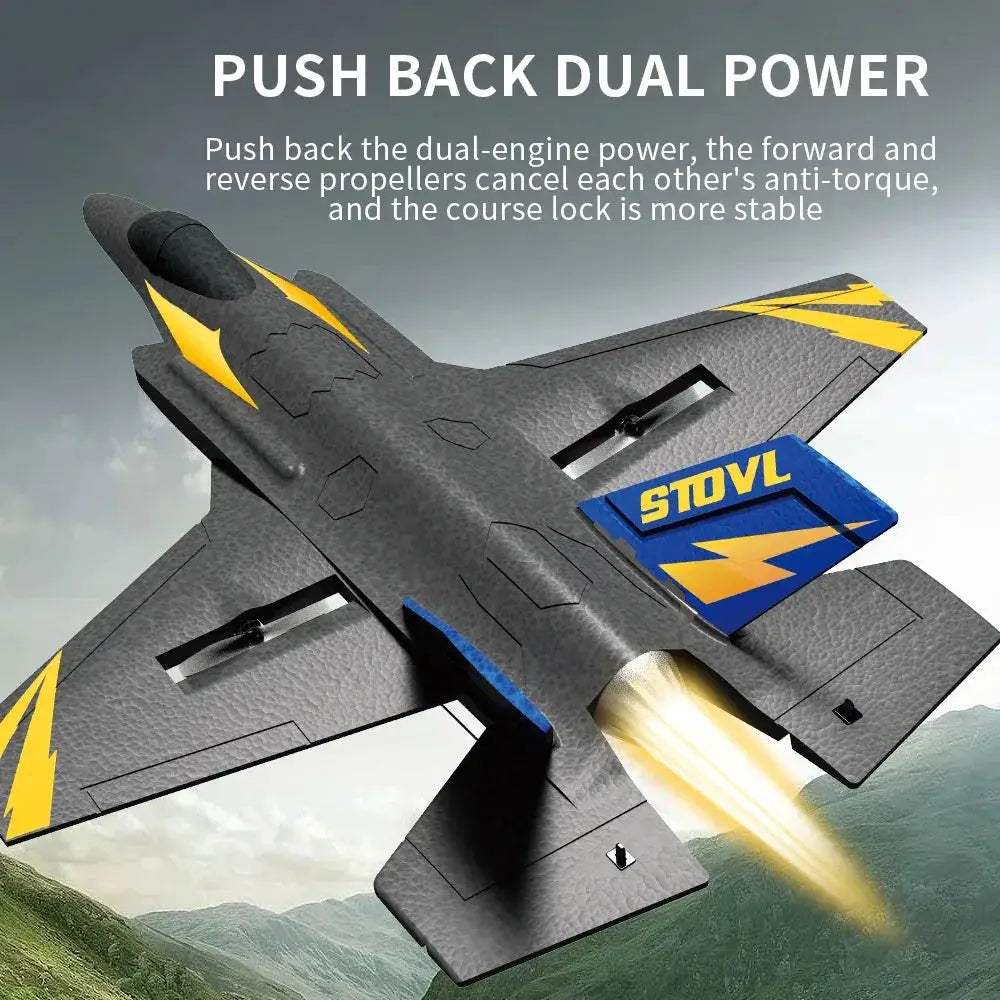 RC Aircraft Fighter Jet 2.4G 6 Axis Gyro Auto Balance - ToylandEU