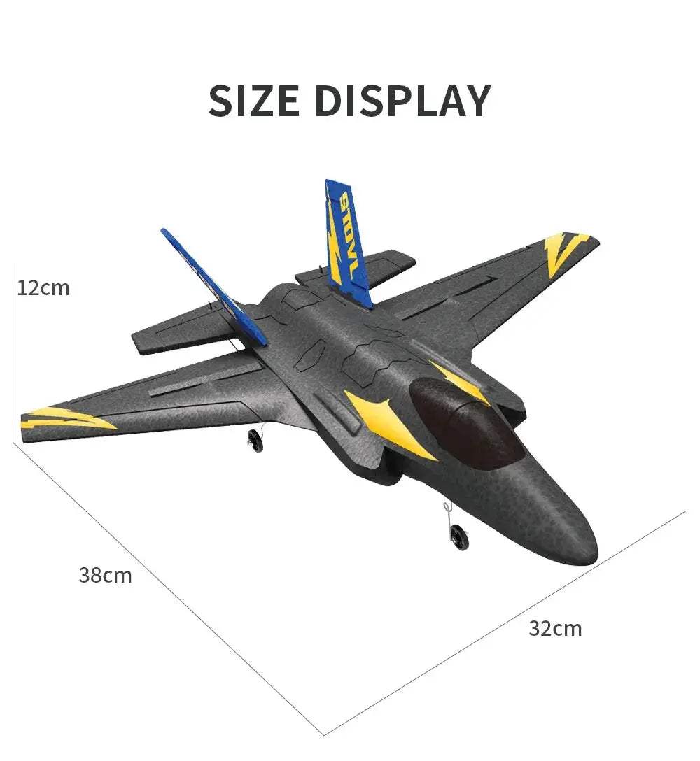 RC Aircraft Fighter Jet 2.4G 6 Axis Gyro Auto Balance - ToylandEU