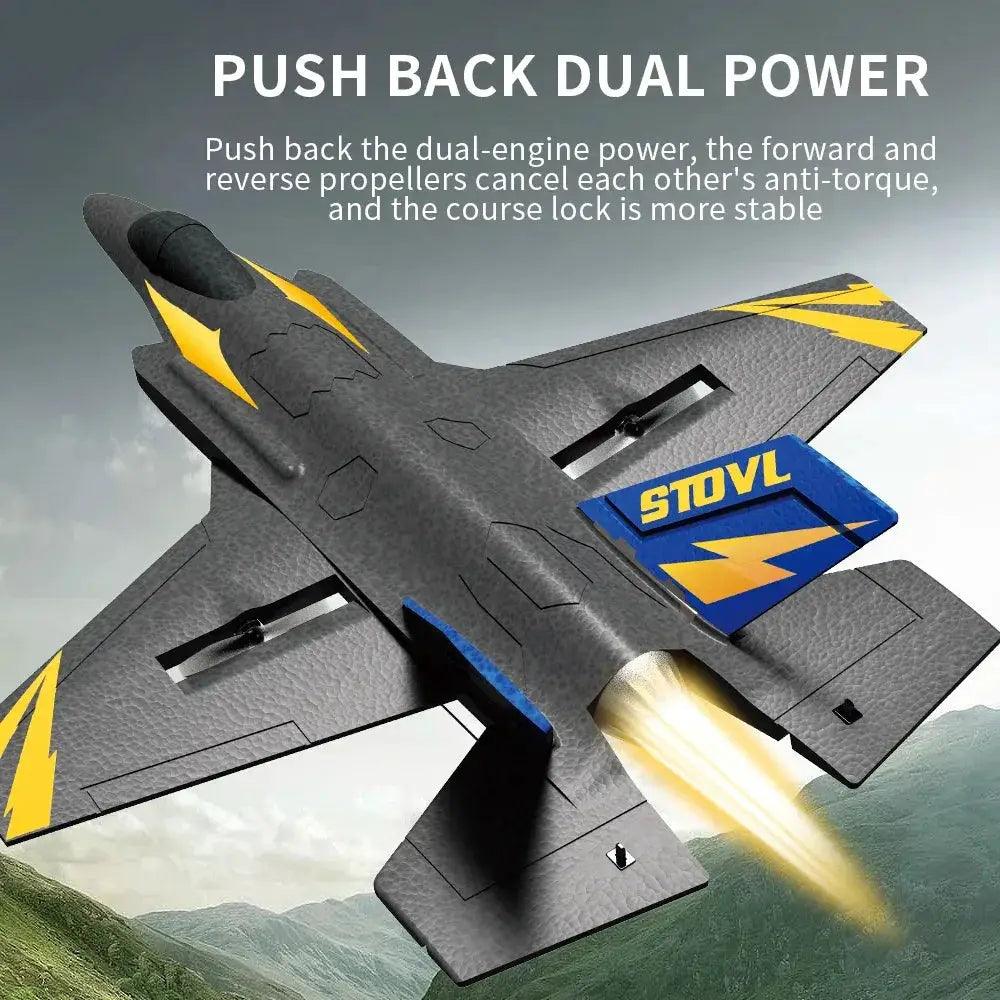  RC Aircraft Fighter Jet 2 4G Gyro Auto Balance -  ToylandEU™