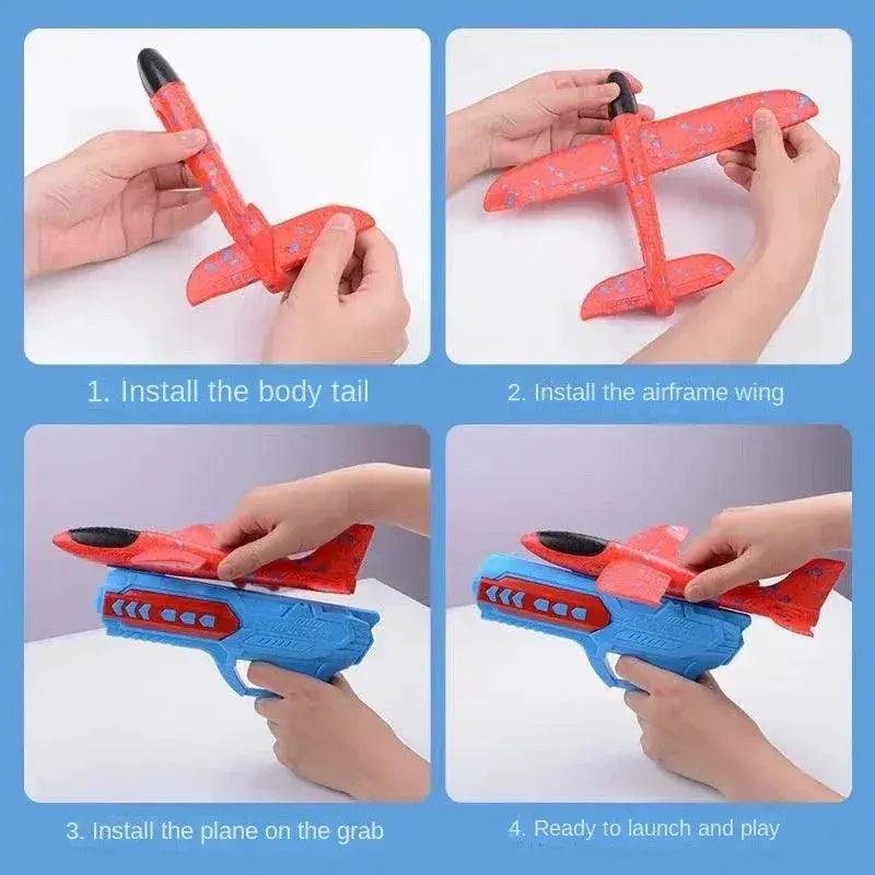 Non Toxic Foam Flying Aircraft Toy Outdoor Fun For Kids -  ToylandEU™