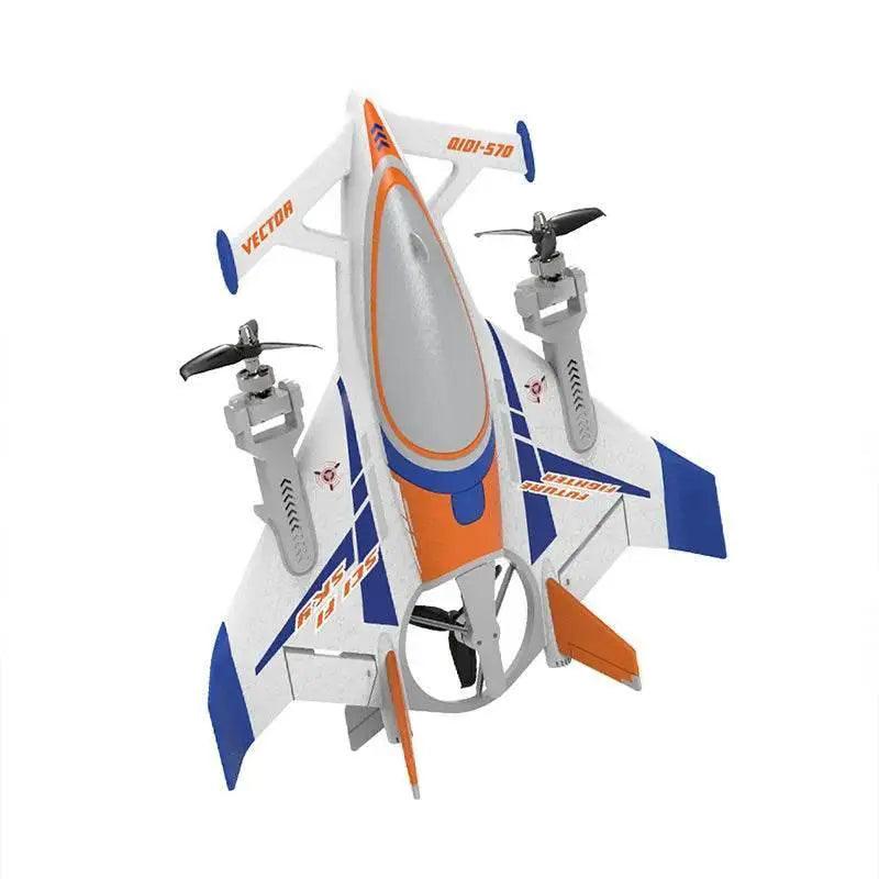  QIDI570 2.4G Remote Control Brushless Motor 3-Axis Vector 8-Channel Fixed-Wing Aircraft Model Toy for Children -  ToylandEU™
