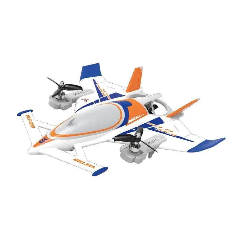  QIDI570 2.4G Remote Control Brushless Motor 3-Axis Vector 8-Channel Fixed-Wing Aircraft Model Toy for Children -  ToylandEU™