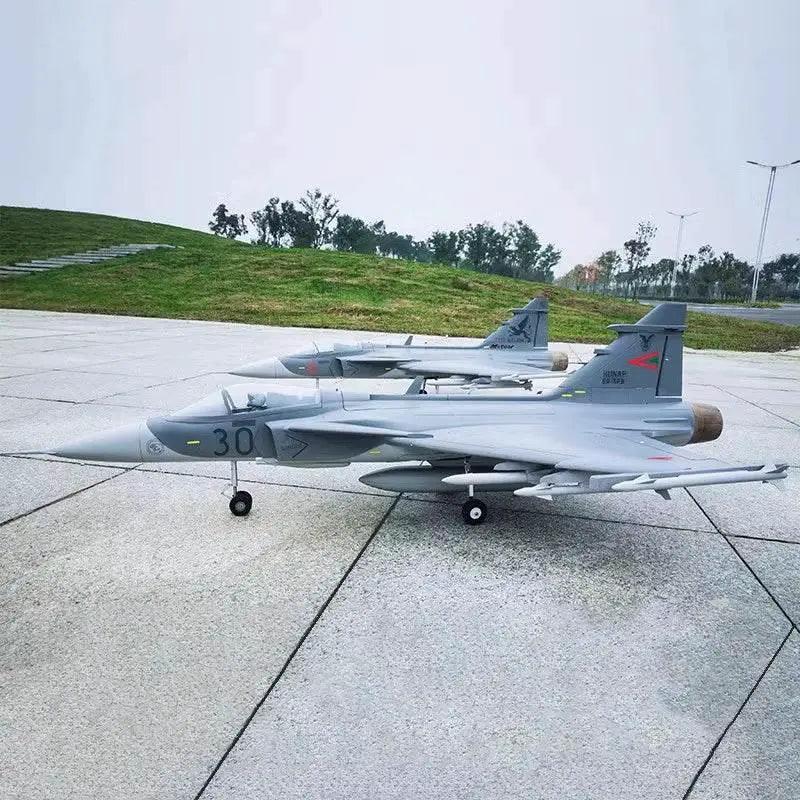  RC RC JAS-39 Gripen Remote Control Plane - 6CH Military Aircraft with NATO, Czech Republic, Swedish, and Hungarian Air Force Designs -  ToylandEU™