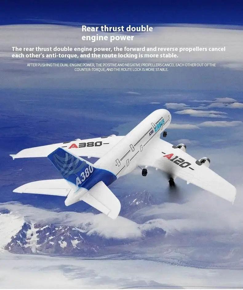  RC Remote Control A380 Airbus Model Aircraft - 2.4GHz 3-Channel RC Glider for Kids - Perfect Christmas Gift! -  ToylandEU™