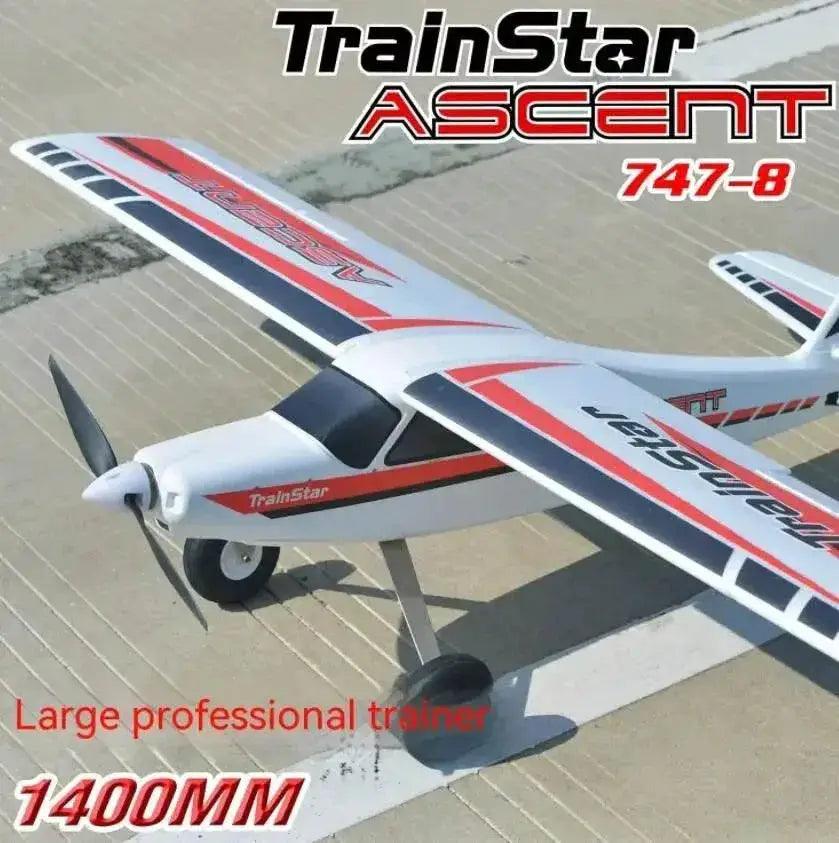  RC Volantex RC TrainStar Ascent 747-8 EPO Trainer Aircraft - 1400mm Wingspan Beginner's RC Airplane Kit or PNP -  ToylandEU™