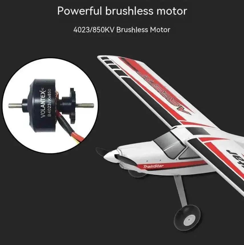  RC Volantex RC TrainStar Ascent 747-8 EPO Trainer Aircraft - 1400mm Wingspan Beginner's RC Airplane Kit or PNP -  ToylandEU™