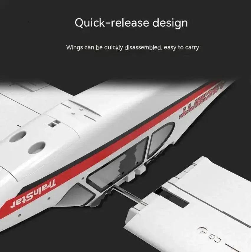  RC Volantex RC TrainStar Ascent 747-8 EPO Trainer Aircraft - 1400mm Wingspan Beginner's RC Airplane Kit or PNP -  ToylandEU™