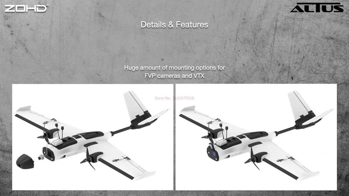  RC ZOHD ALTUS Twin Engine RC Aircraft - 980mm Wingspan, Y3 Modification Ready, Long Endurance Model for Adults -  ToylandEU™