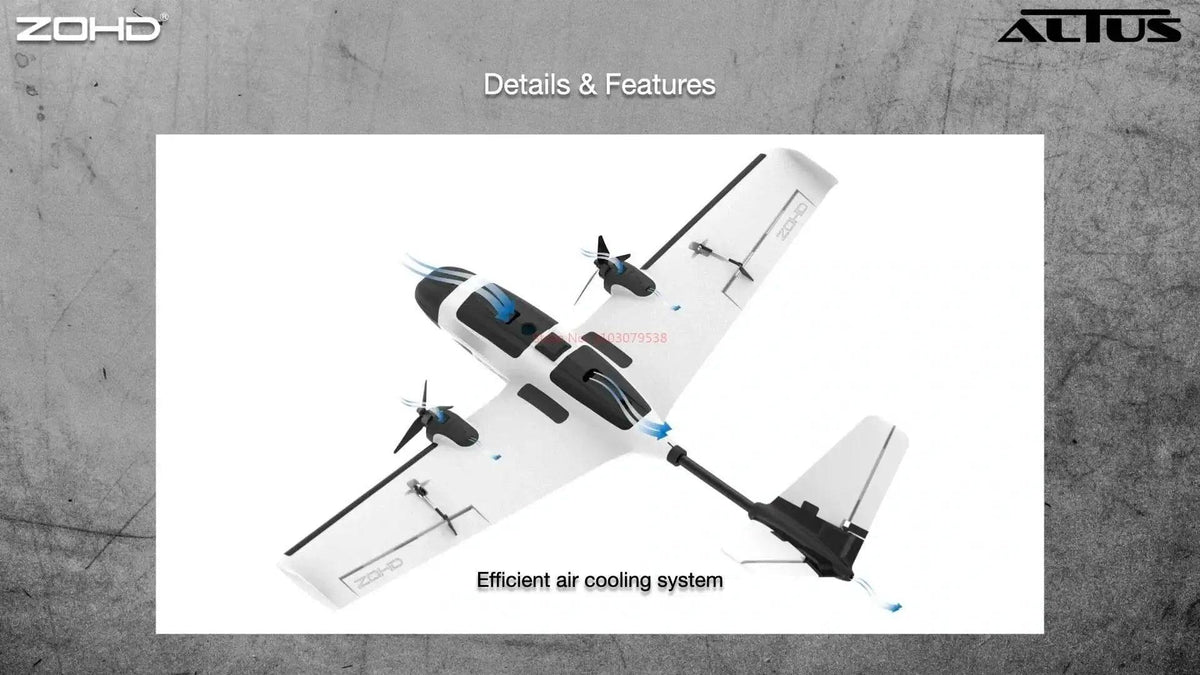 RC ZOHD ALTUS Twin Engine RC Aircraft - 980mm Wingspan, Y3 Modification Ready, Long Endurance Model for Adults -  ToylandEU™