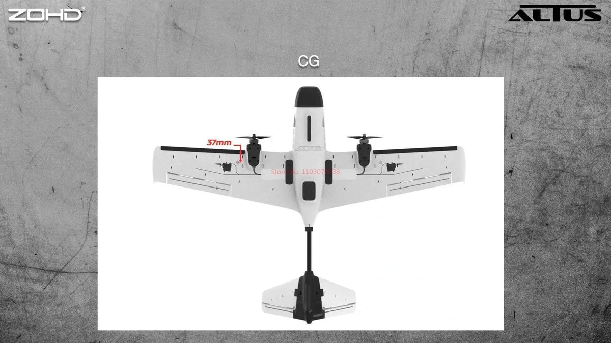  RC ZOHD ALTUS Twin Engine RC Aircraft - 980mm Wingspan, Y3 Modification Ready, Long Endurance Model for Adults -  ToylandEU™