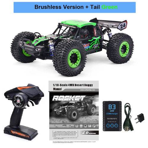 RC All-Terrain 1/10 RC Desert Truck: ZD Racing ROCKET DBX-10 RTR 4WD - ToylandEU