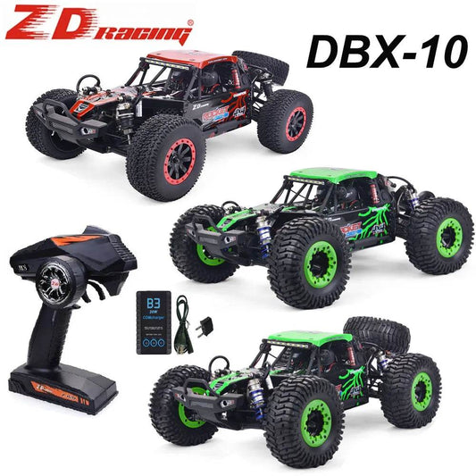 RC All-Terrain 1/10 RC Desert Truck: ZD Racing ROCKET DBX-10 RTR 4WD - ToylandEU