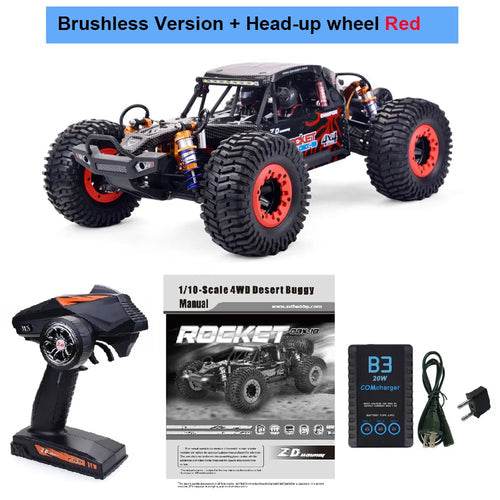 RC All-Terrain 1/10 RC Desert Truck: ZD Racing ROCKET DBX-10 RTR 4WD - ToylandEU