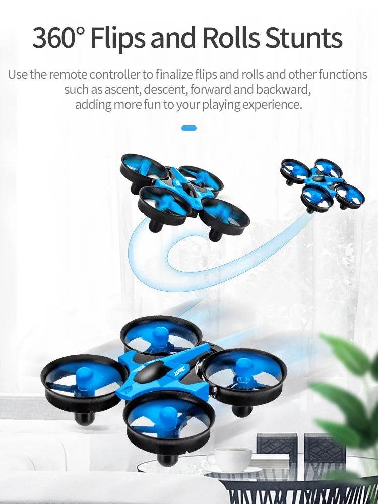 RC All-Terrain 3-in-1 RC Airship Drone: Water, Land & Air Mini Quadcopter with 360° Flip for Kids - ToylandEU