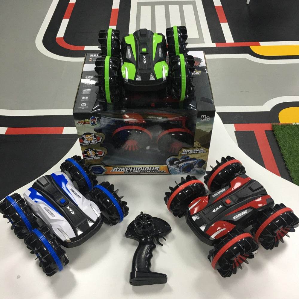 RC всъдеходна 360° въртяща се RC каскадьорска кола за деца - забавление с дистанционно управление! - ToylandEU