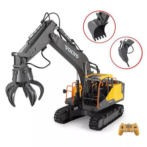 RC Alloy 1:16 RC Truck with 3-in-1 Excavator - Ultimate Engineering Fun - ToylandEU