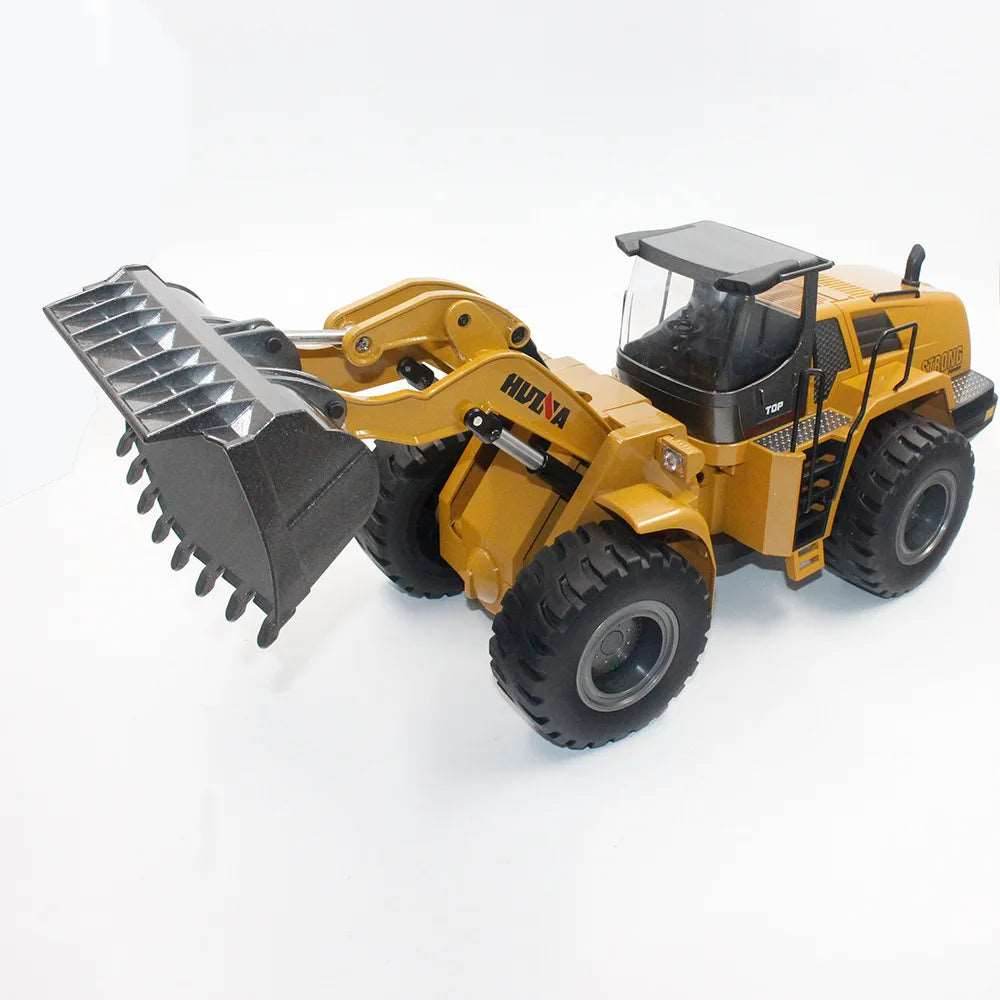 RC Alloy 22-Channel Remote Control Bulldozer with 2.4G Technology - ToylandEU
