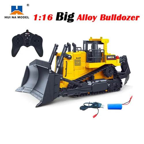 RC Alloy RC Bulldozer Truck 1:16/1:24 – Power-Packed Remote Control Fun - ToylandEU