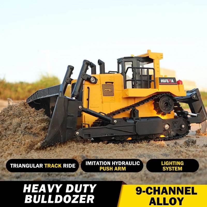 RC Alloy RC Bulldozer Truck 1:16/1:24 – Power-Packed Remote Control Fun - ToylandEU