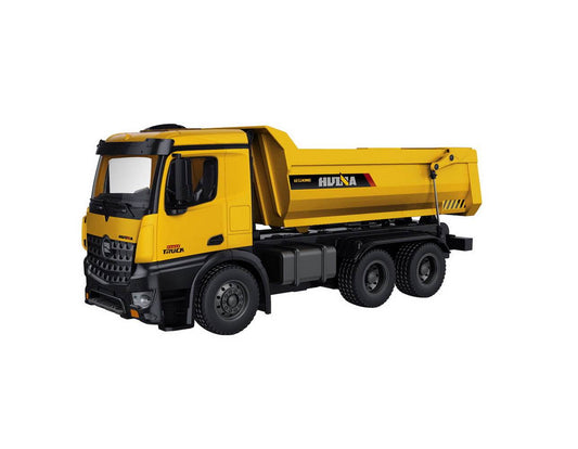 RC Alloy Remote Control Dump Truck with USB Charger & Free Motorcycle - ToylandEU