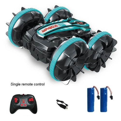 RC Amphibious 4WD Stunt RC Vehicle - Ready to Conquer Land & Water! - ToylandEU