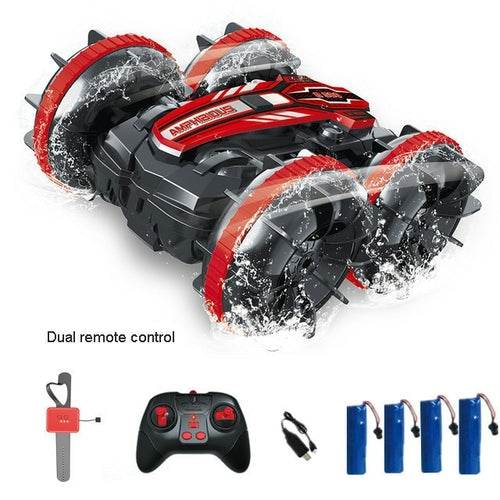 RC Amphibious 4WD Stunt RC Vehicle - Ready to Conquer Land & Water! - ToylandEU