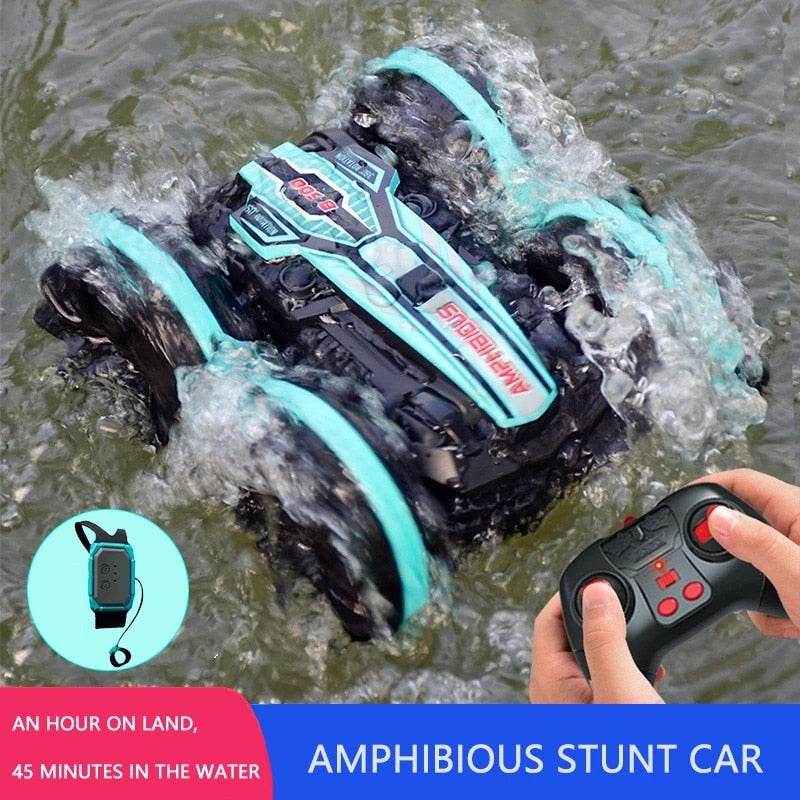 RC Amphibious 4WD Stunt RC Vehicle - Ready to Conquer Land & Water! - ToylandEU