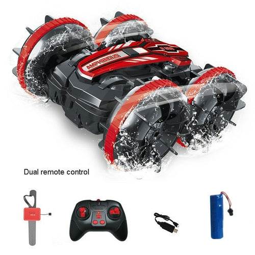RC Amphibious 4WD Stunt RC Vehicle - Ready to Conquer Land & Water! - ToylandEU