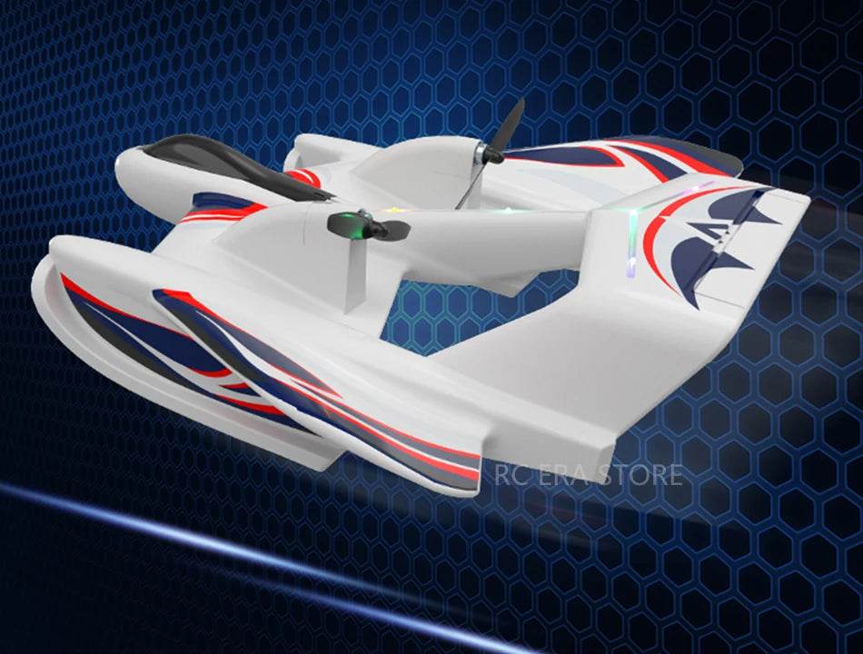 RC Amphibious EPP Foam RC Glider Aircraft with Gyro Stabilization and LED Lights - 2.4G Remote Control Airplane - ToylandEU