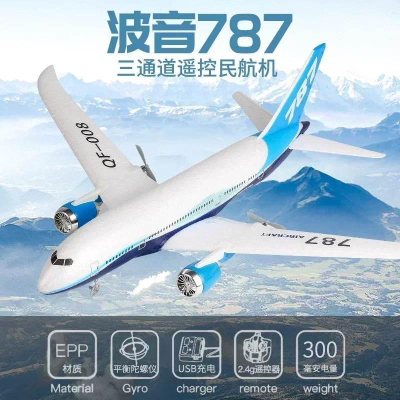 RC App-Controlled RC Boeing 787 Glider - Ultimate Outdoor Foam Plane - ToylandEU
