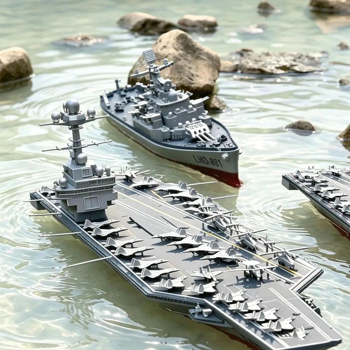 RC Battleship Boat Richly Detailed With Dual Motors -  ToylandEU™