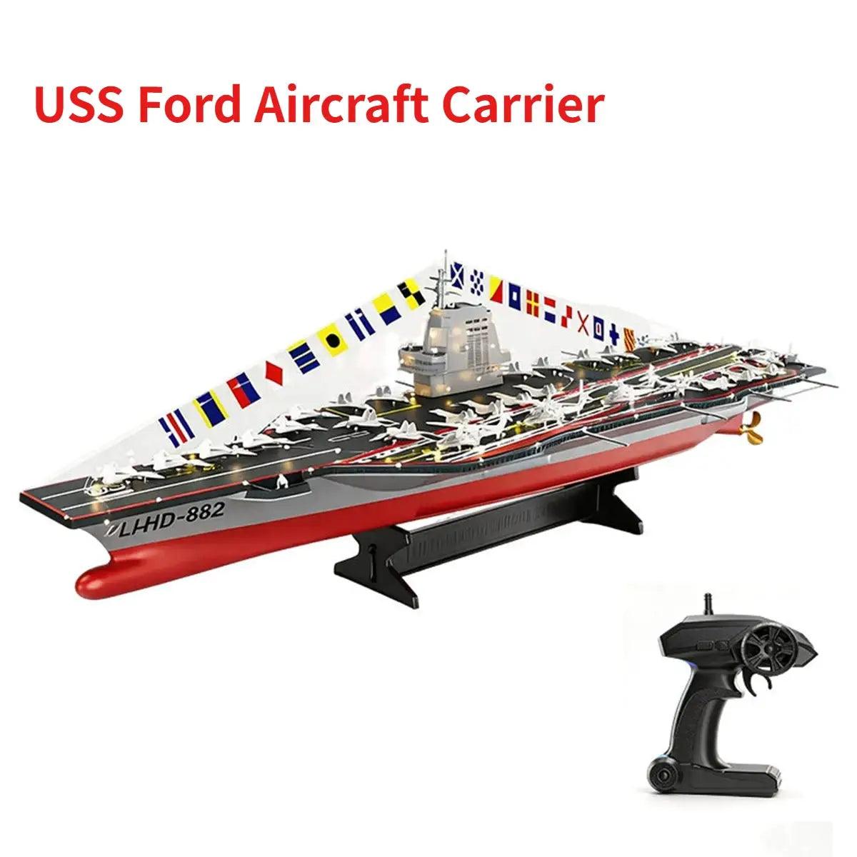  RC Battleship Boat Richly Detailed With Dual Motors -  ToylandEU™