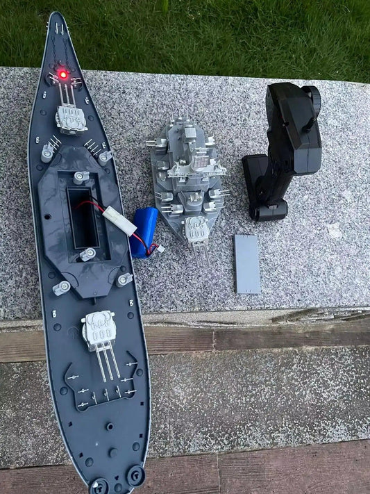  RC Battleship Large 61cm Dual Control Fast Propeller -  ToylandEU™