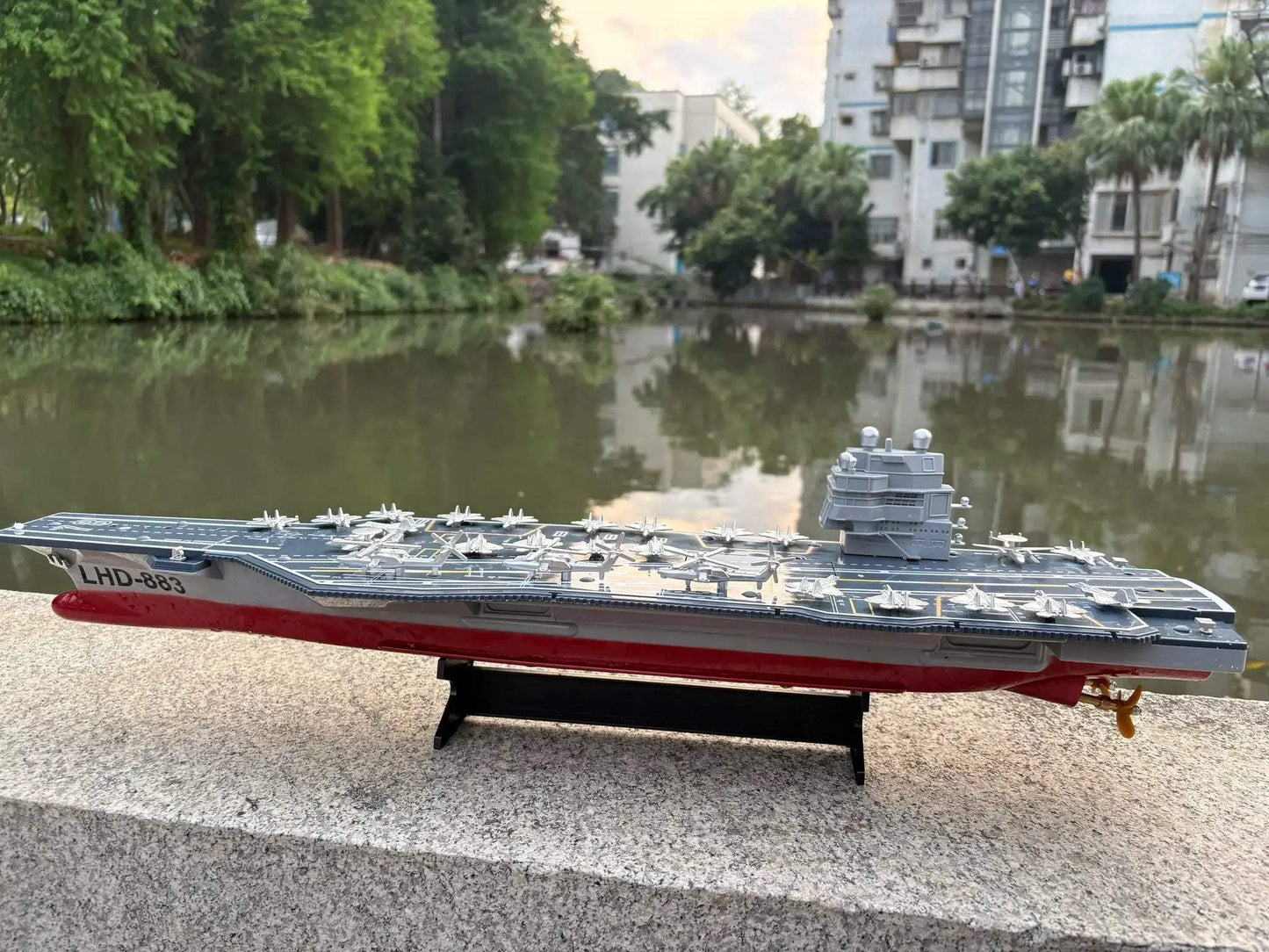  RC Battleship Large 61cm Dual Control Fast Propeller -  ToylandEU™