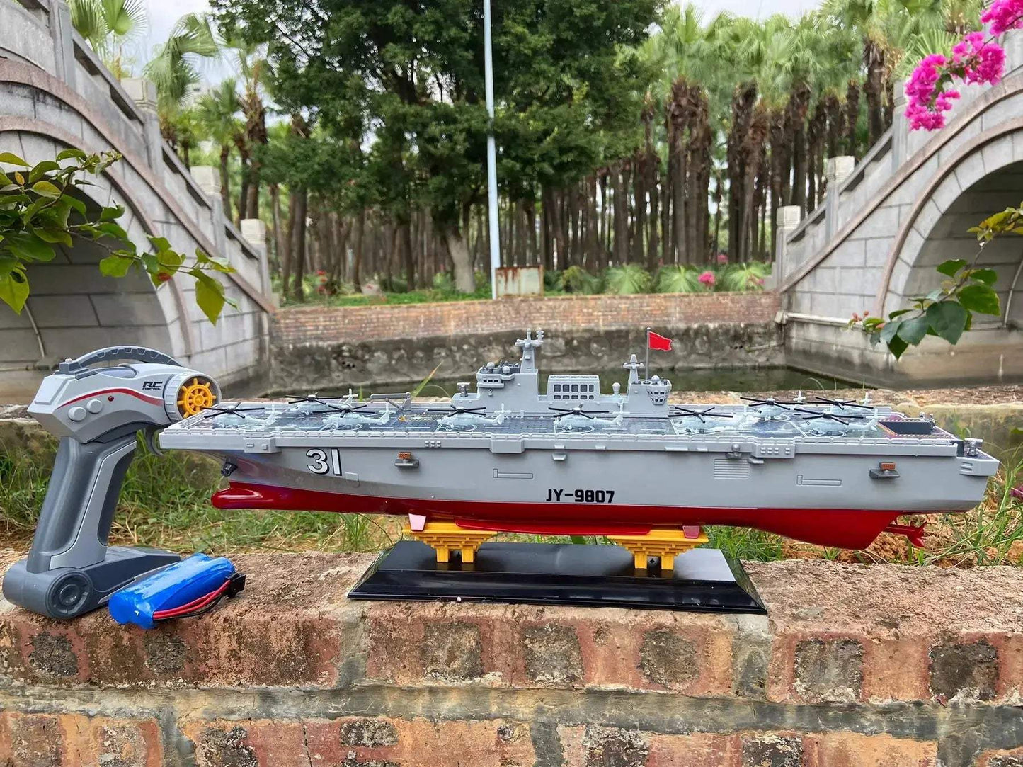  RC Battleship Large 61cm Dual Control Fast Propeller -  ToylandEU™