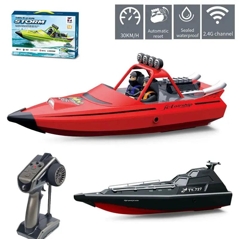  2.4G RC Turbojet Boat High Speed Low Battery Alarm -  ToylandEU™
