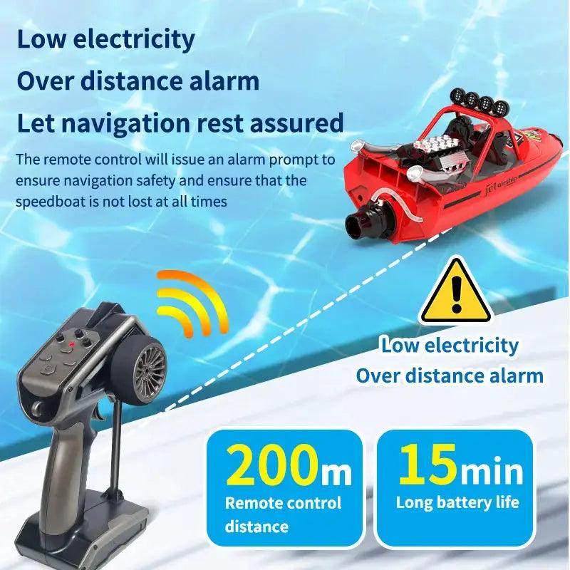 2.4G RC Turbojet Boat High Speed Low Battery Alarm -  ToylandEU™