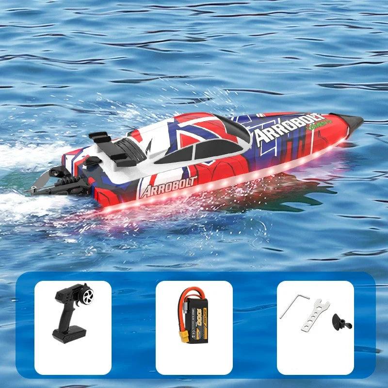  RC Boat 2.4G Remote 50 KMH Speed | Toylandeu™ 