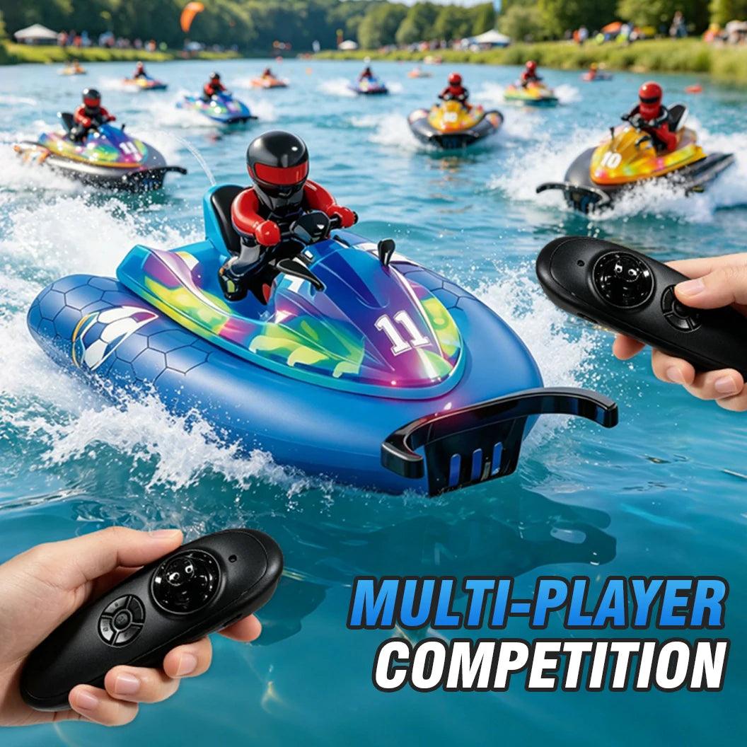 RC Boat | 2.4GHz Remote Control LED Light | Toylandeu™ 